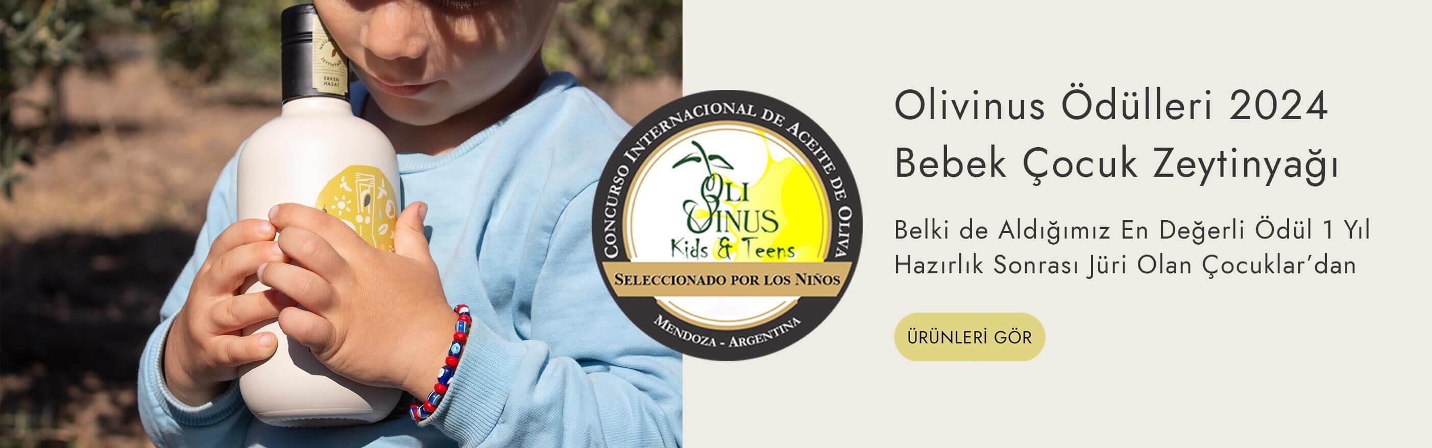 Ödüllü Erken Hasat Soğuk Sıkım Bebek Çocuk Zeytinyağı