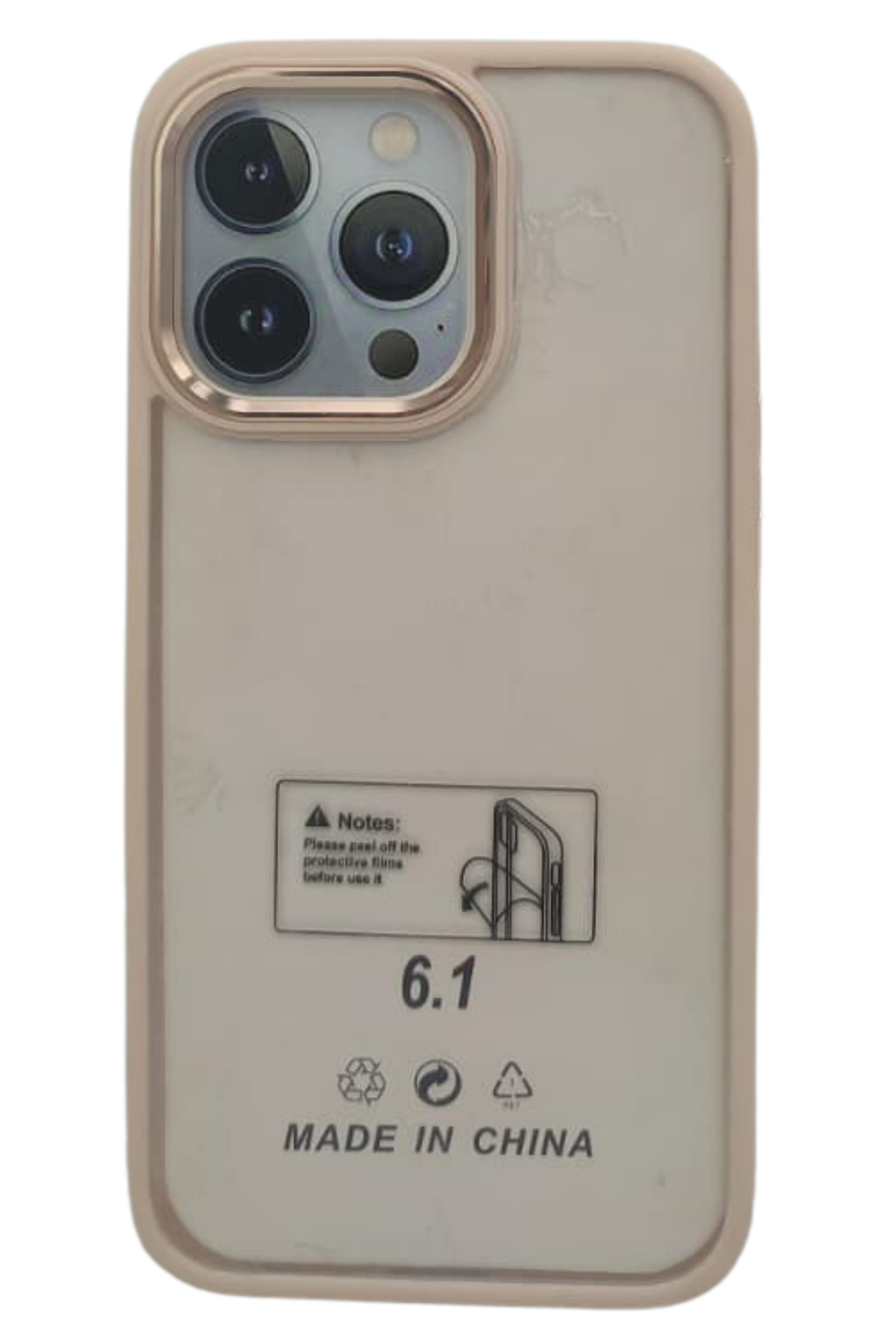 Apple 13 Pro Renkli Şefaf Kılıf