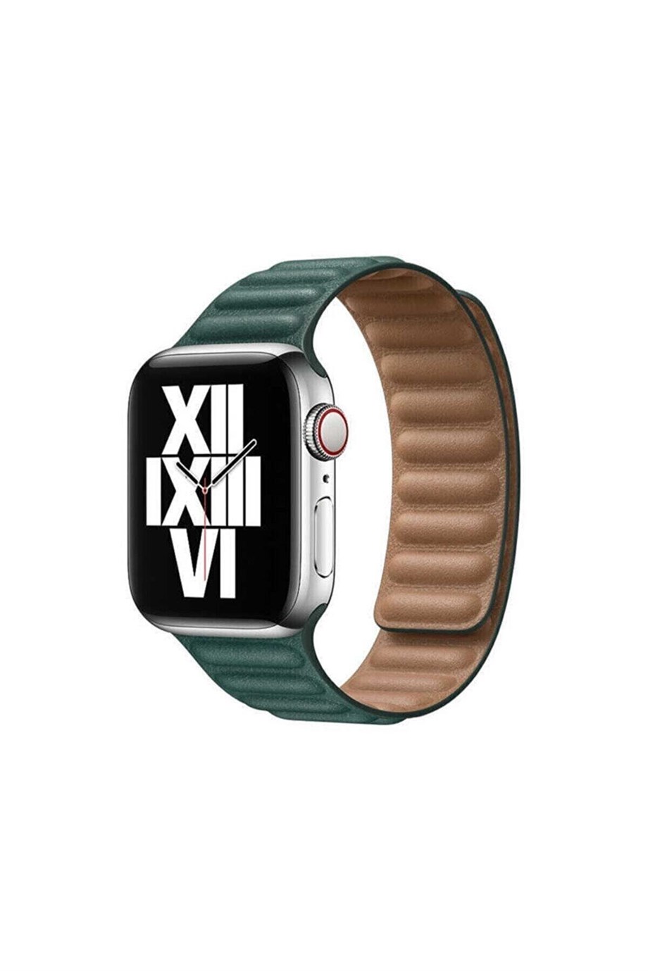 Baklalı Deri Saat Kordonu Apple Watch 38/41 mm