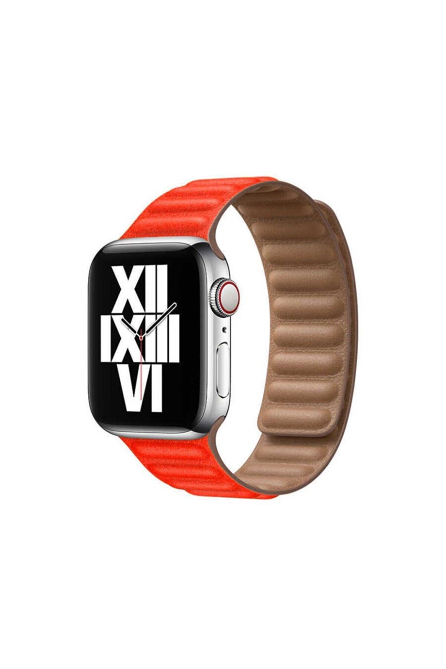 Baklalı Deri Saat Kordonu Apple Watch 38/41 mm