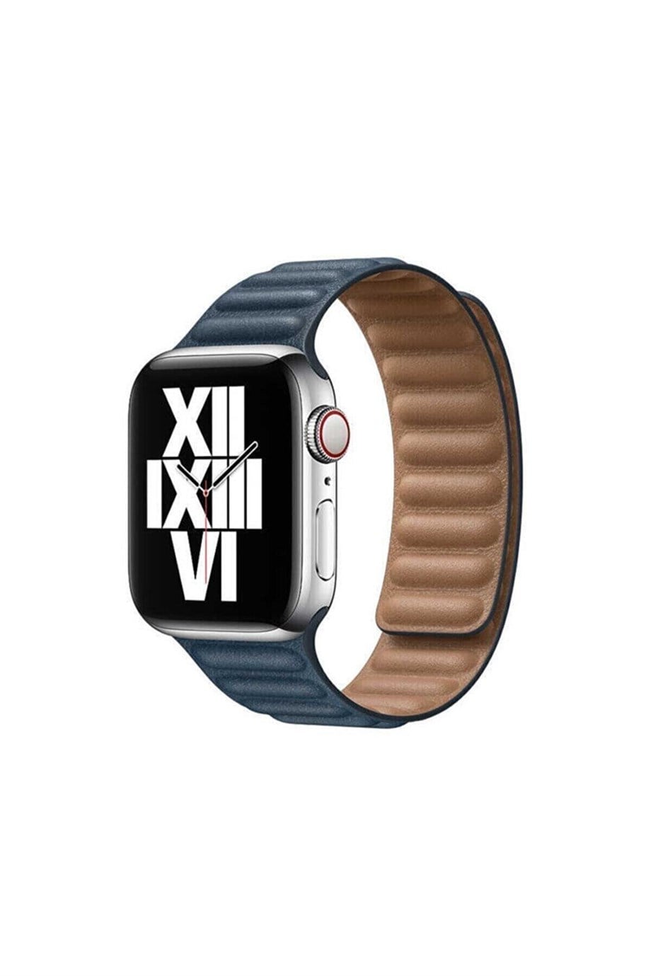 Baklalı Deri Saat Kordonu Apple Watch 38/41 mm
