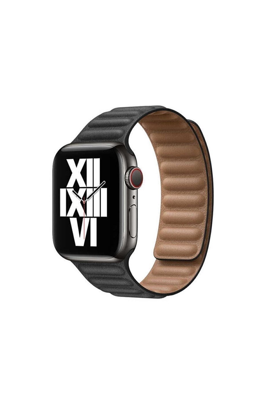 Baklalı Deri Saat Kordonu Apple Watch 42/44mm