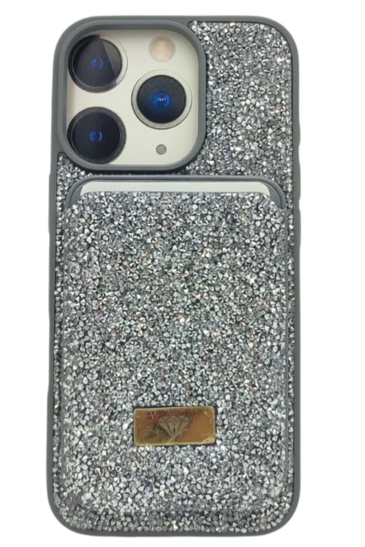 Dıamond Wıth MageSafe Kılıf iPhone 15 Pro Max Kılıf