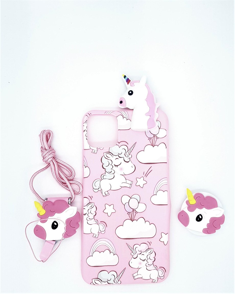İphone 11 Pro Max Pop Soket ve İp Hediyeli Linda Kılıf