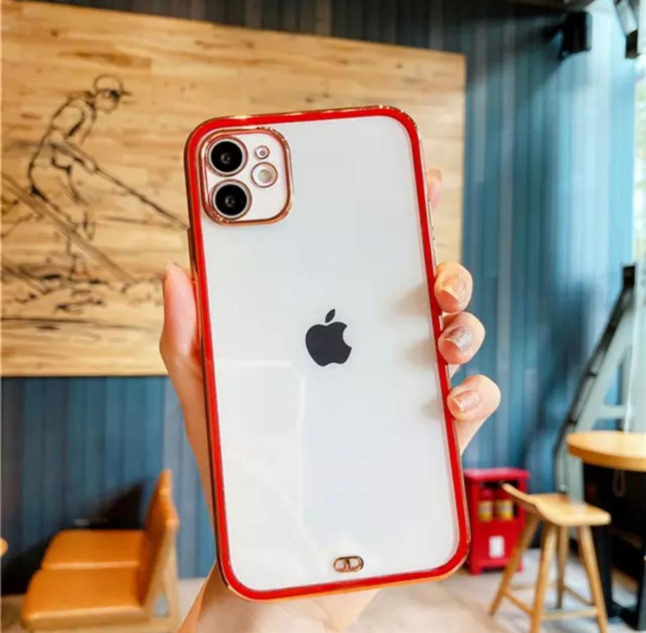İphone 12 Pro Max Renkli Çerçeveli Lazer Kılıf