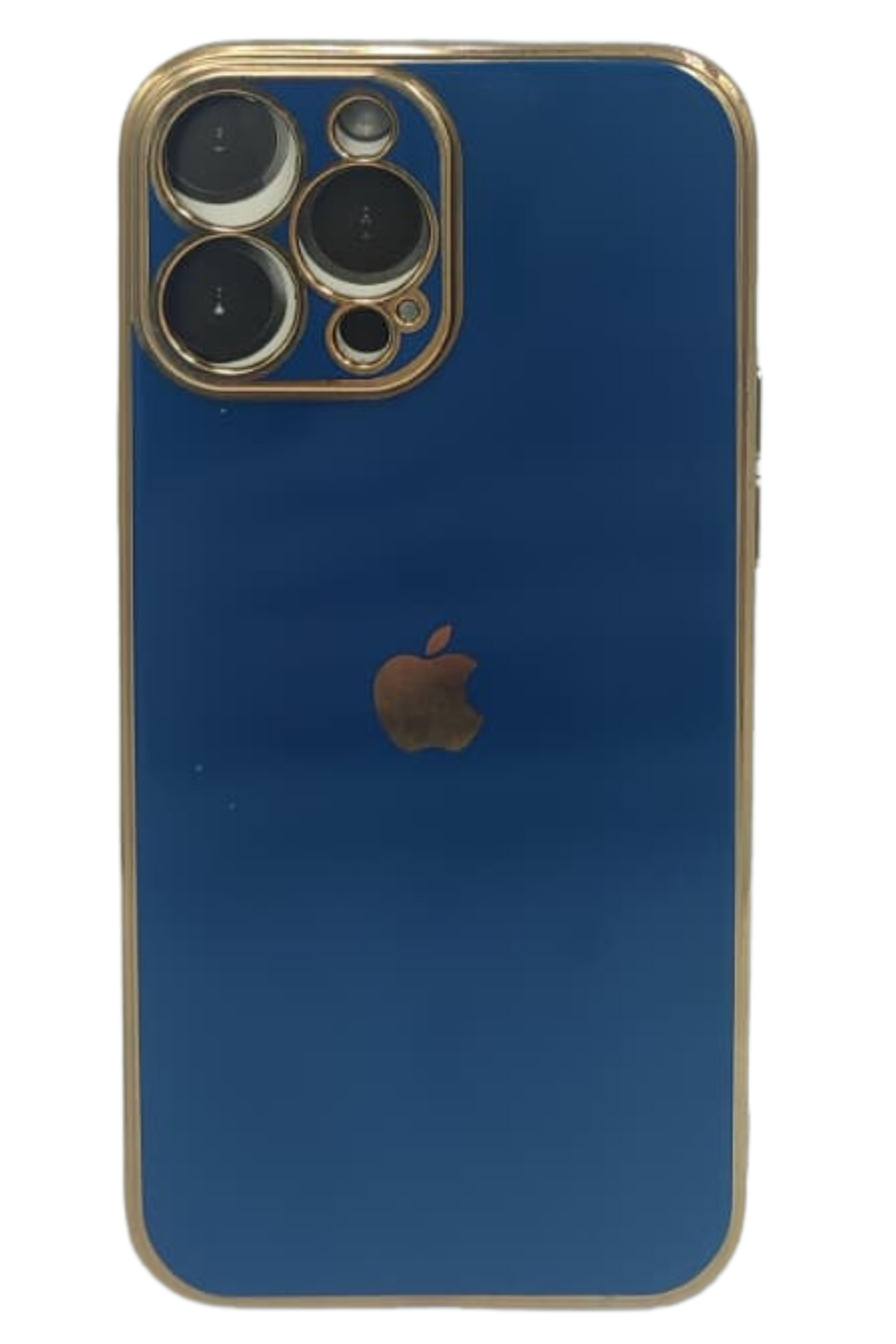 İphone 13 Pro Max Elit Logolu Kılıf - Mavi