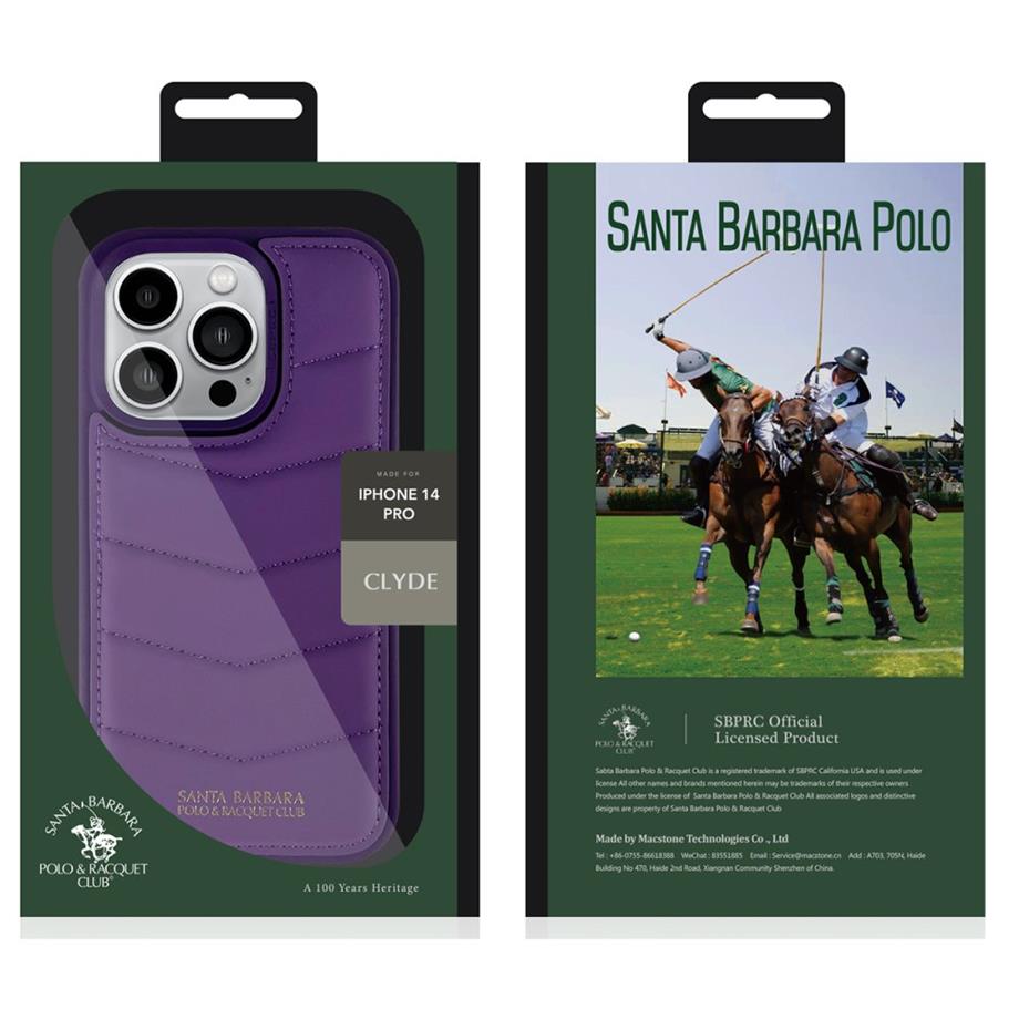 iPhone 14 Pro Max Santa Barbara Polo Racquet Club Clyde Stand Kılıf