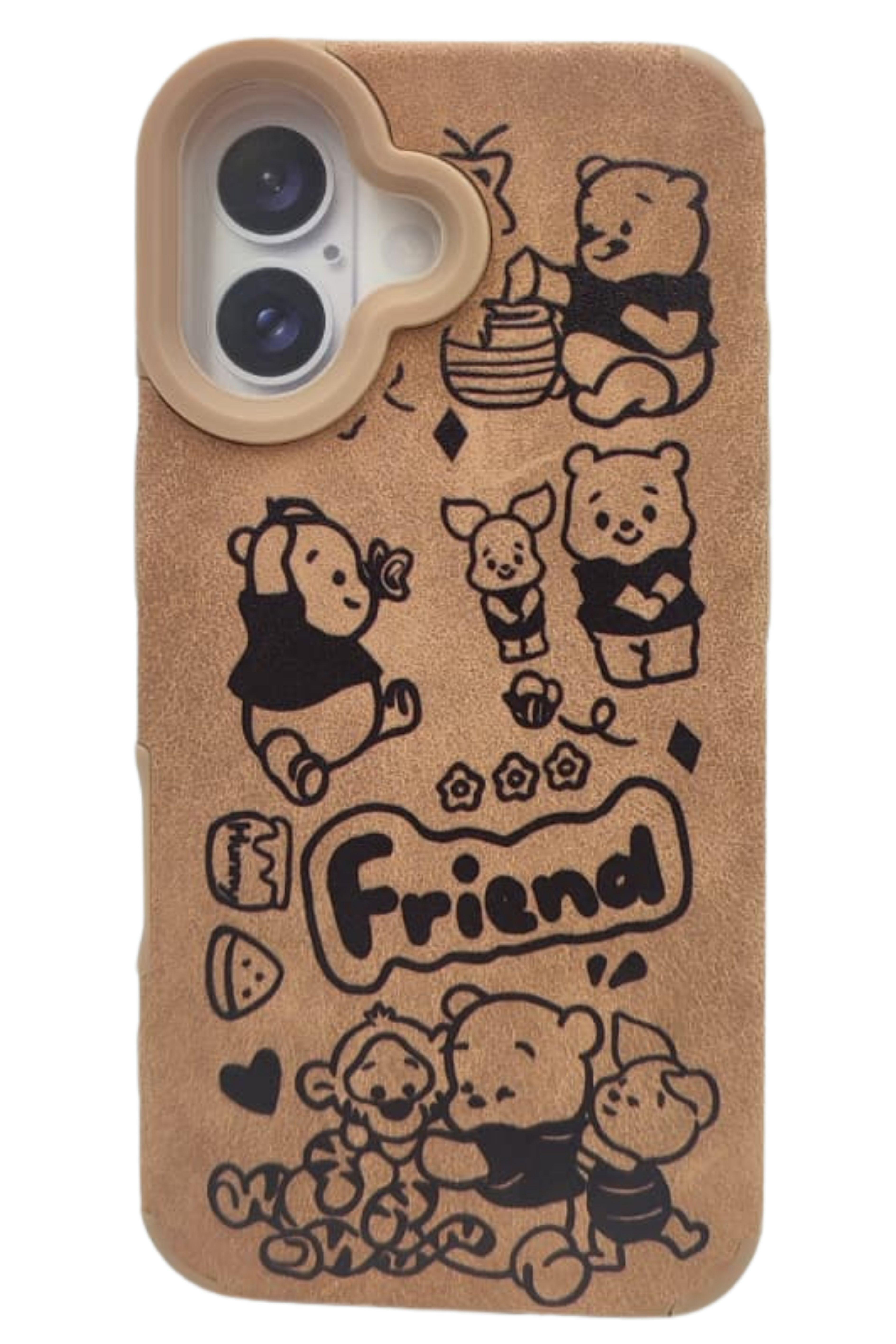 iPhone 16 Ayıcıklı Kılıf