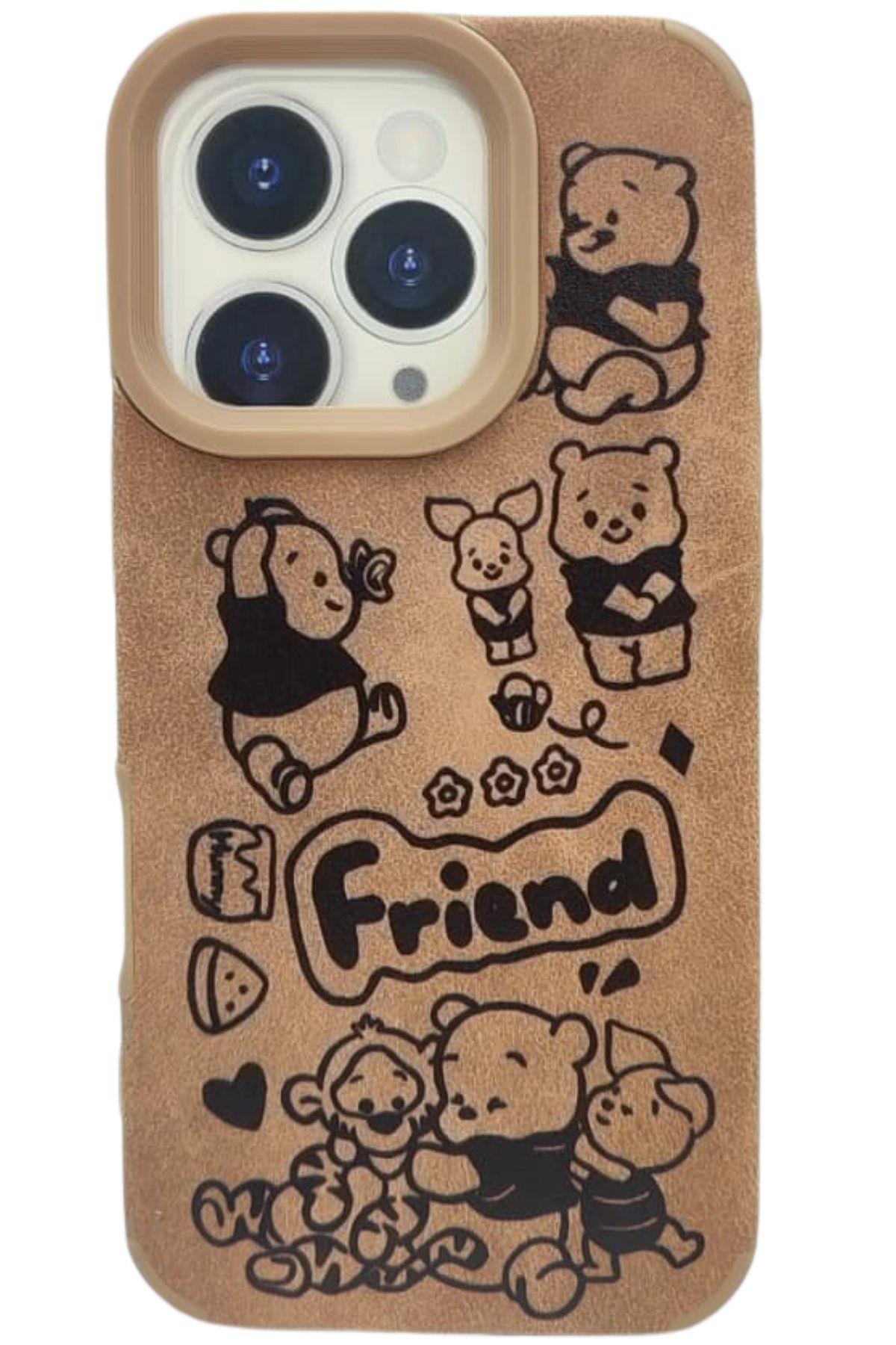 iPhone 16 Pro Ayıcıklı Kılıf