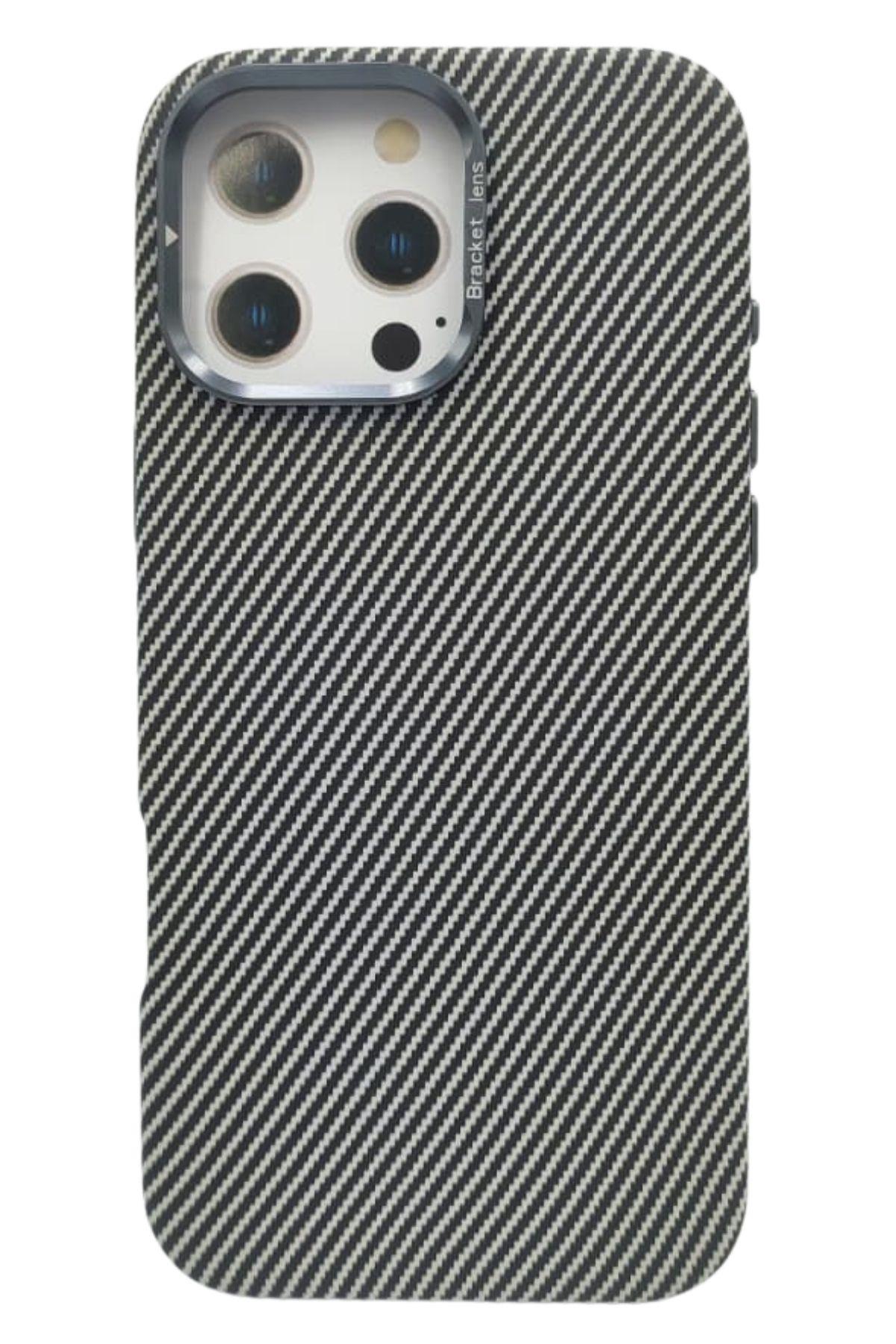 İphone 16 Pro Max Carbon Fıber Kılıf