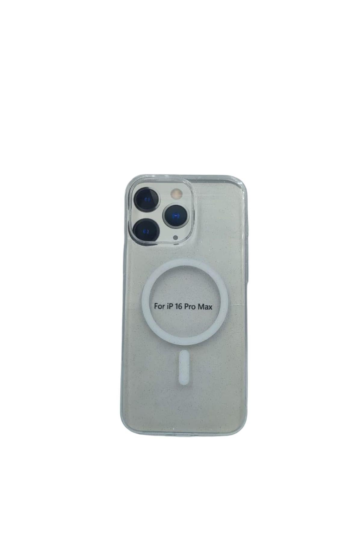 iPhone 16 Pro Max Glıtter Wıth Magsafe Kılıf