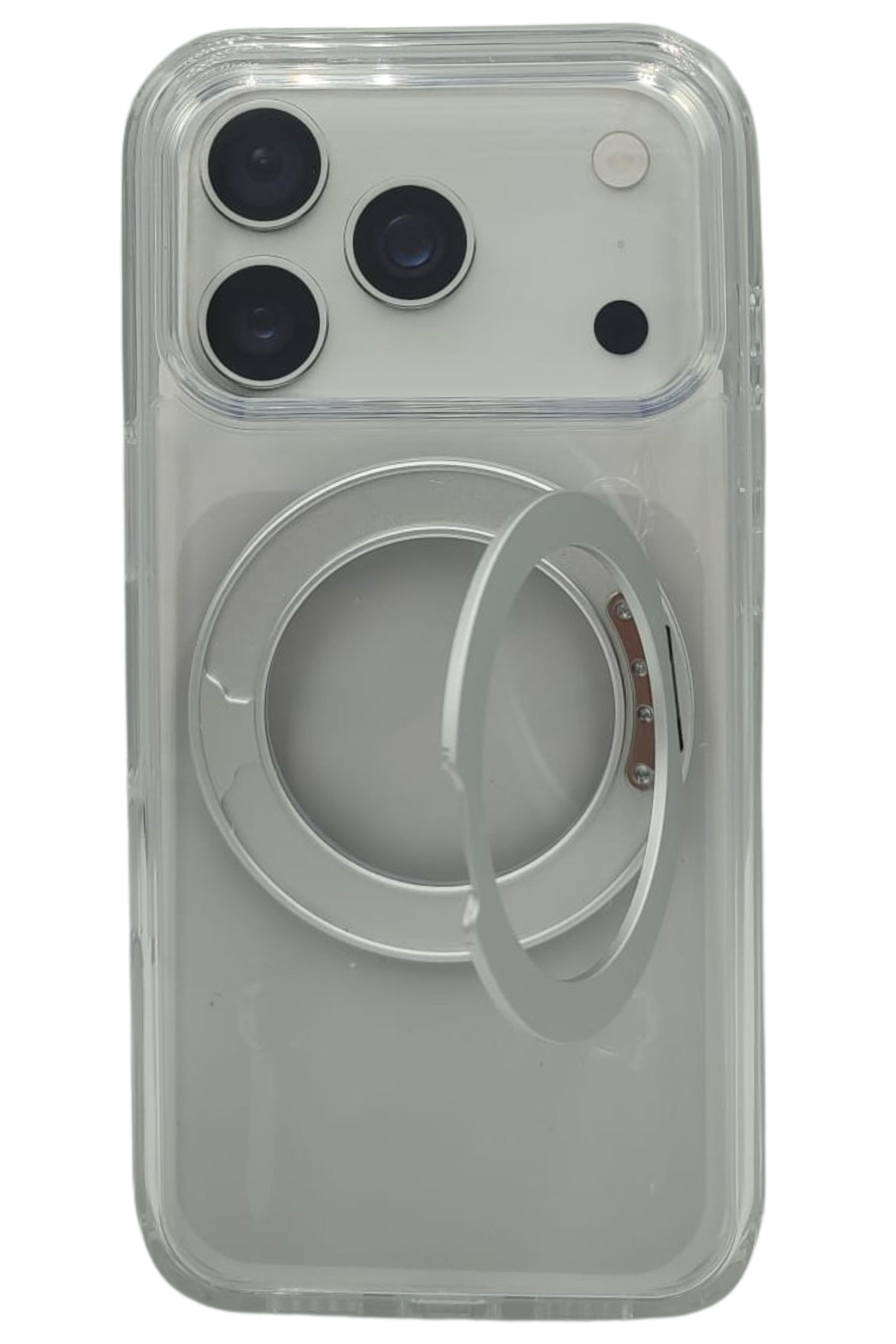 iPhone 17 Pro Clear Stantlı Telefon Kılıfı