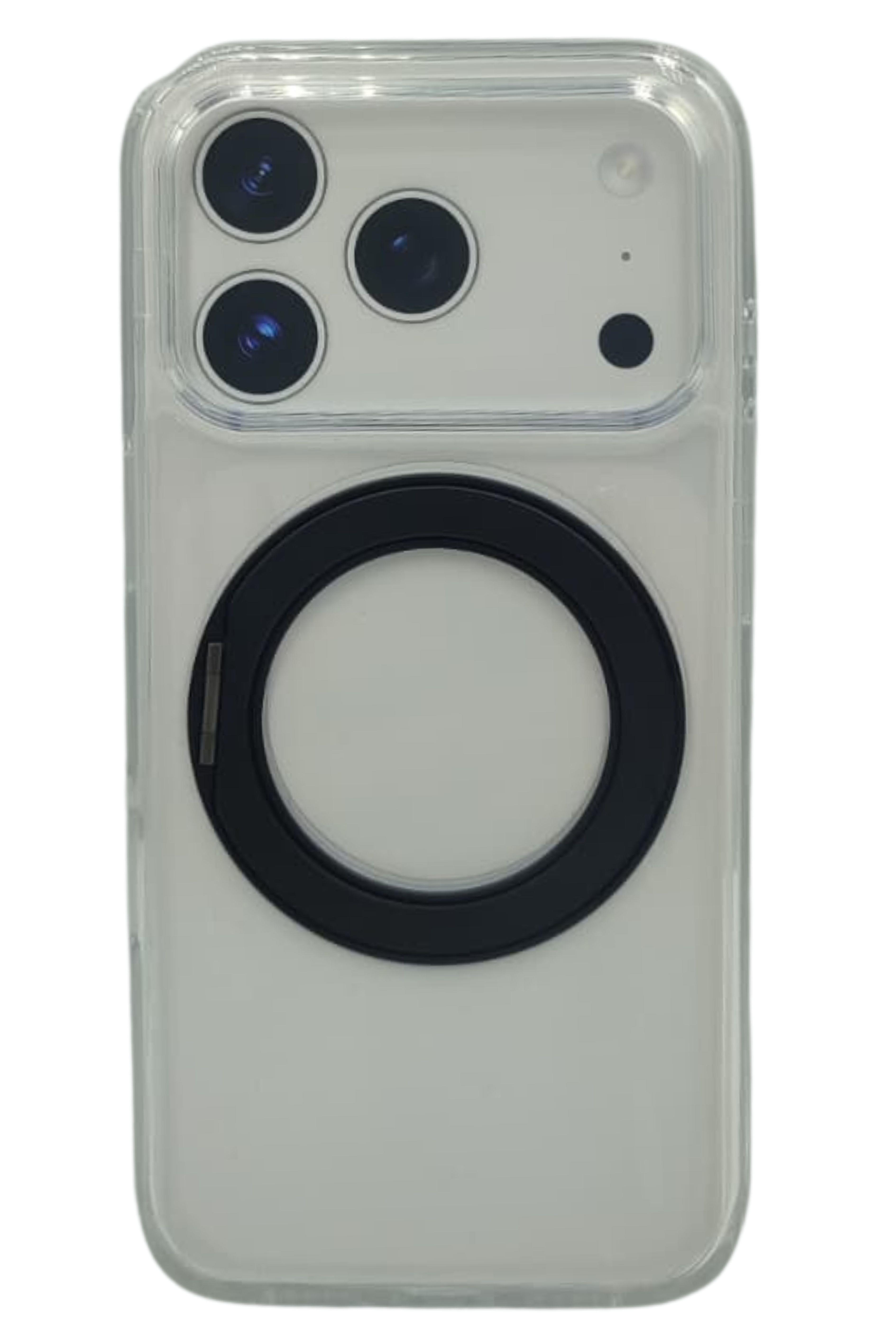 iPhone 17 Pro Clear Stantlı Telefon Kılıfı