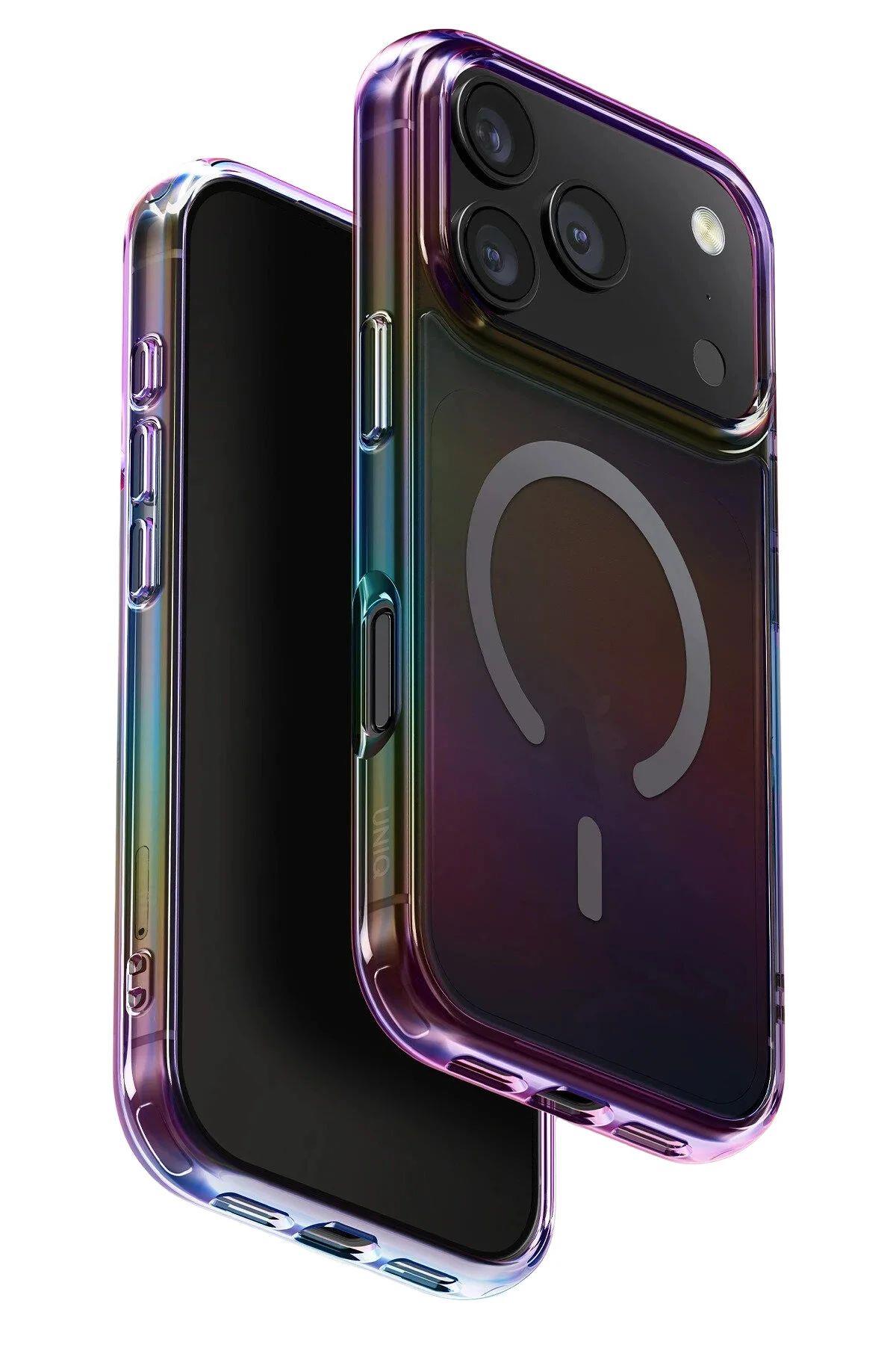 iPhone 17 Pro İridescia Magsafe UNIQ Rainbow Kılıf