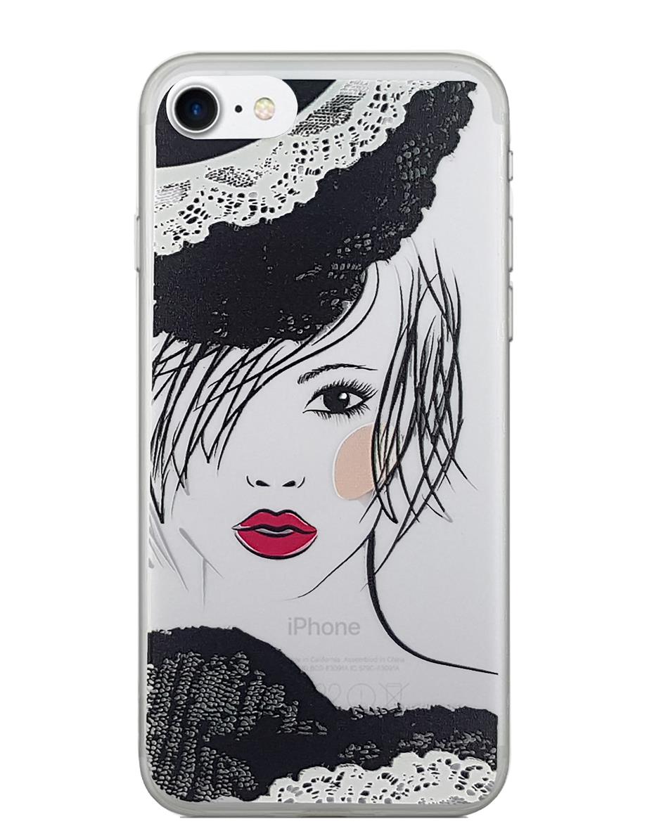 İphone 7 Şeffaf Baskılı Kılıf