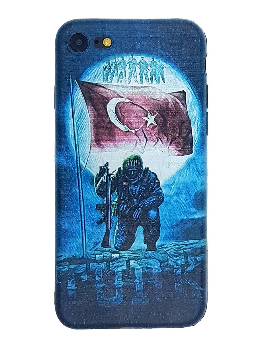 İphone 7 Şeffaf Baskılı Kılıf