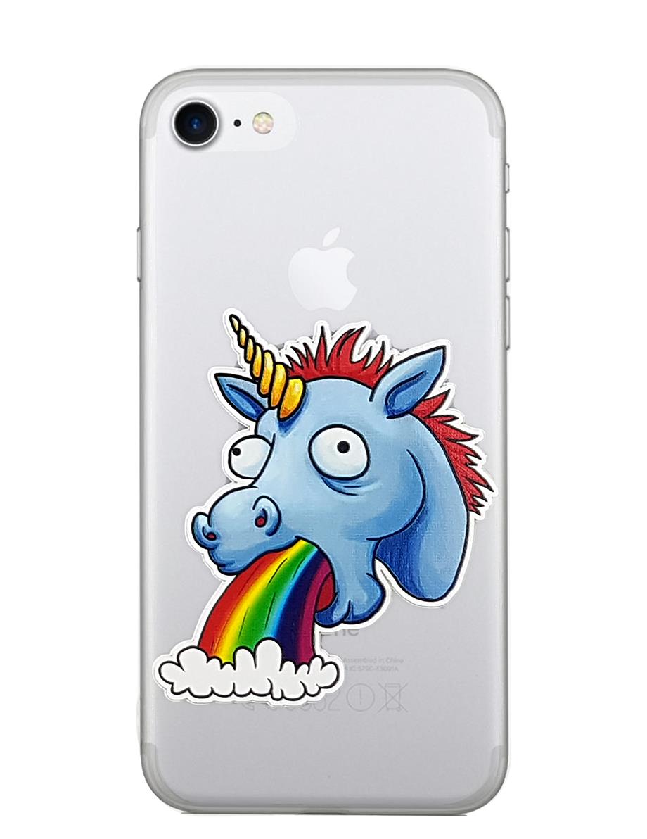 İphone 7 Şeffaf Baskılı Kılıf