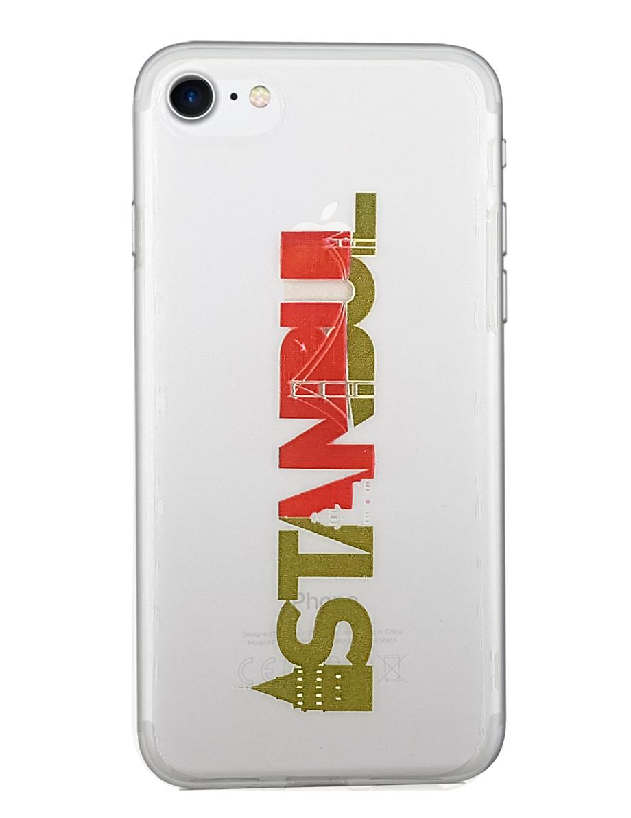 İphone 7 Şeffaf Baskılı Kılıf