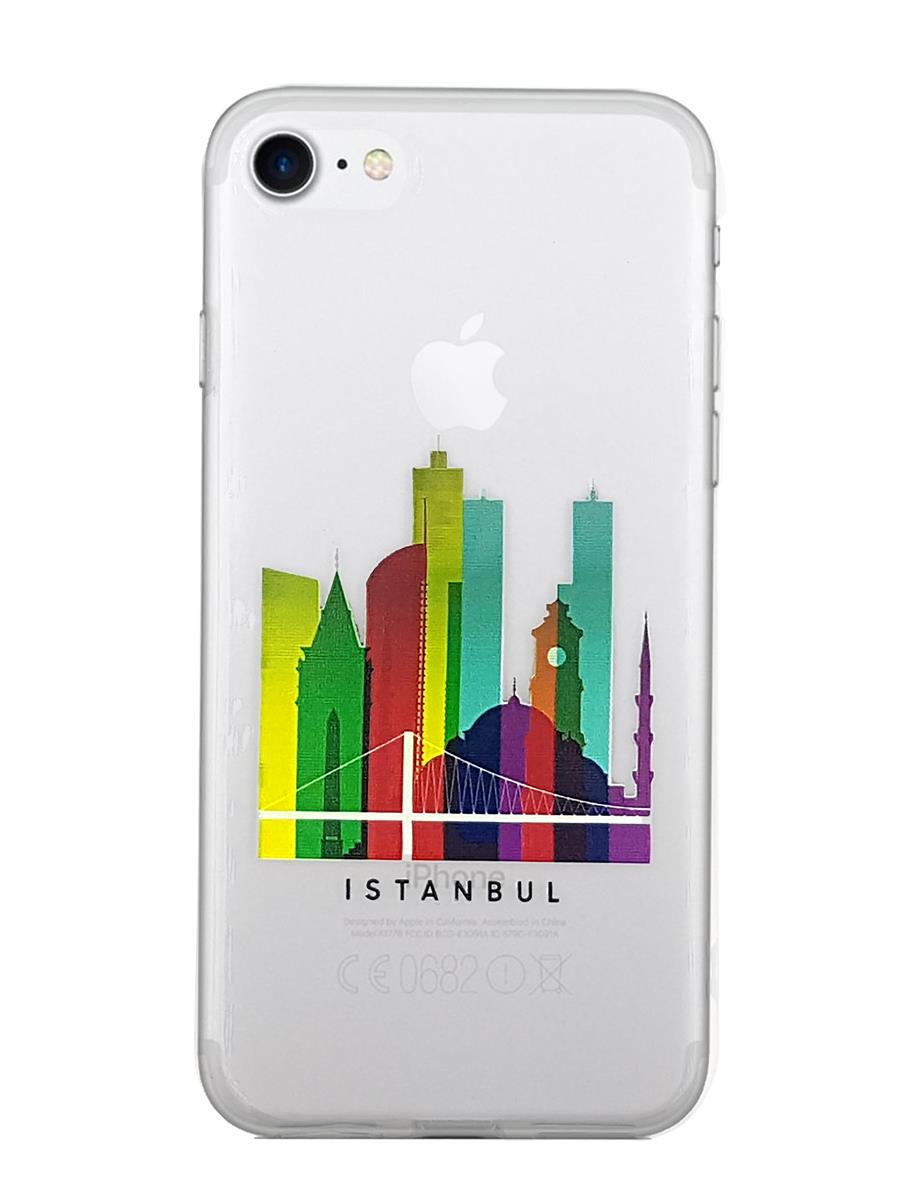 İphone 7 Şeffaf Baskılı Kılıf