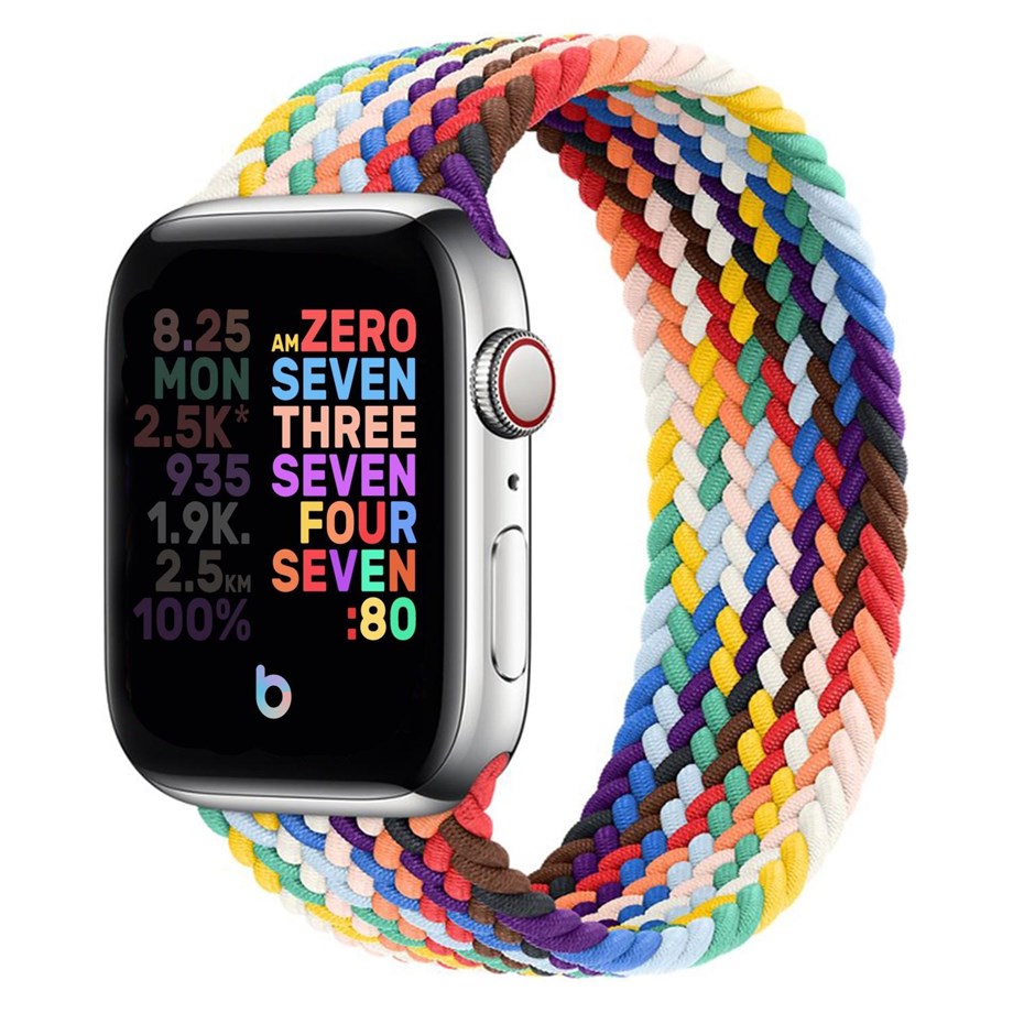 Örgülü Solo Loop Saat Kordonu Apple Watch 38/41 mm M