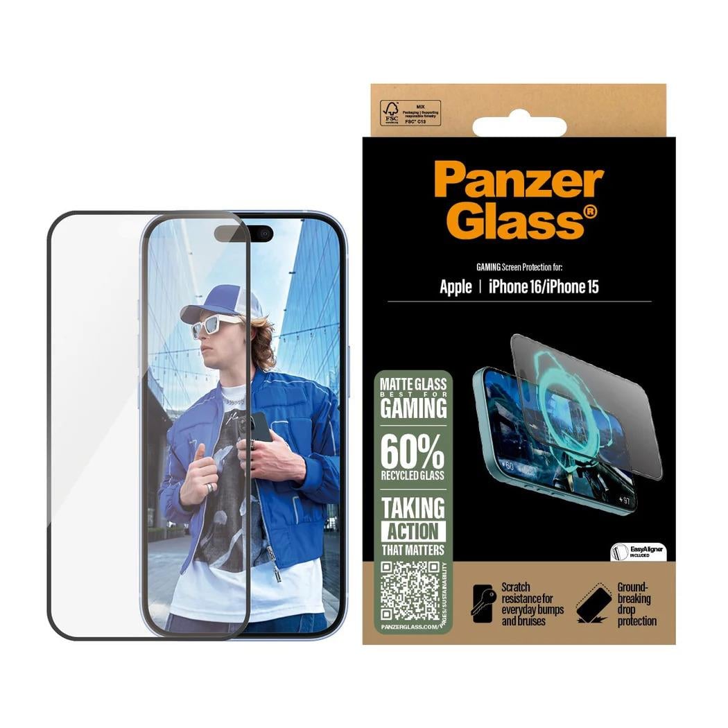 PanzerGlass iPhone 16, Gaming, UWF, Ekran Koruyucu