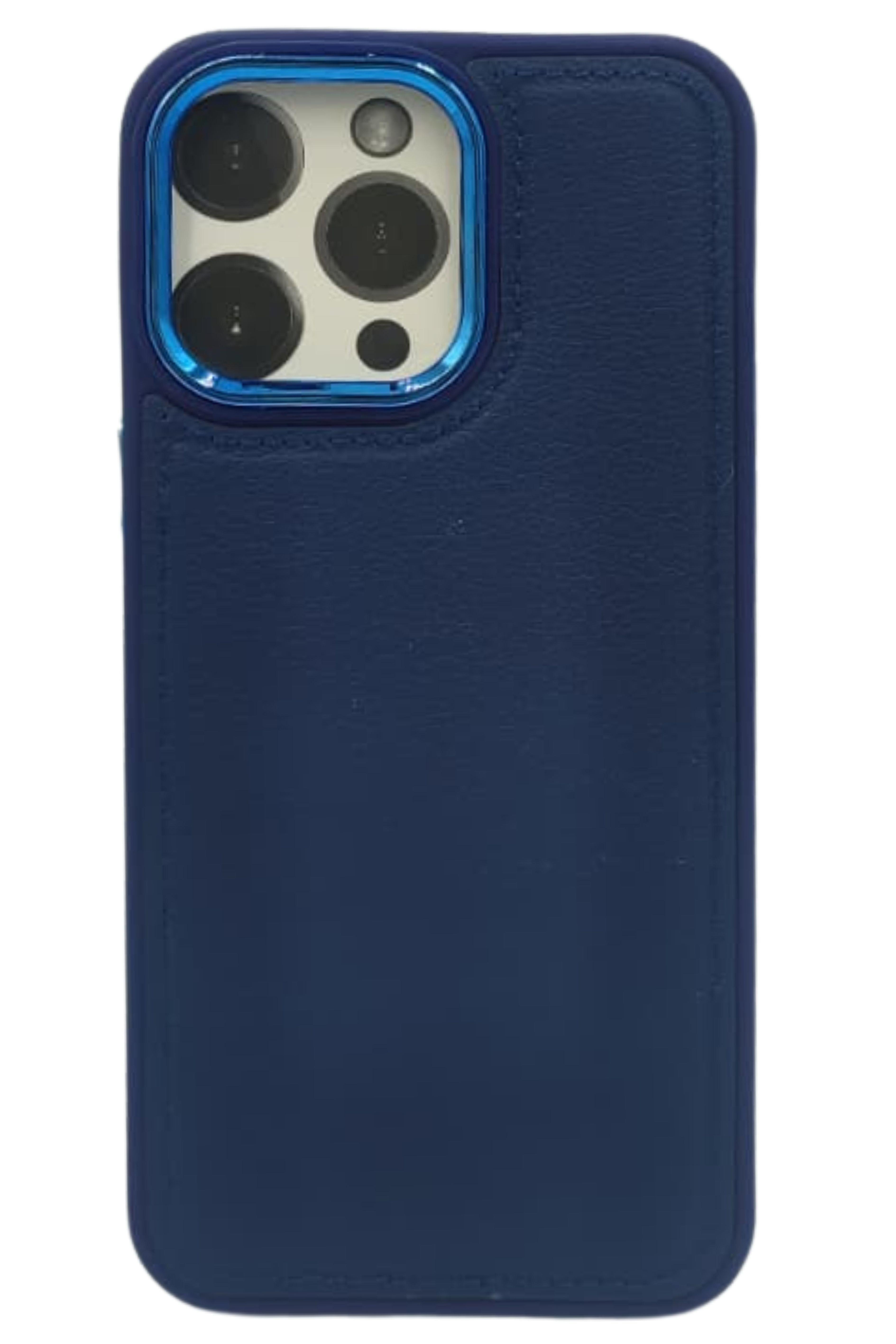 Renkli Deri Apple 14 Pro Max Telefon Kılıfı