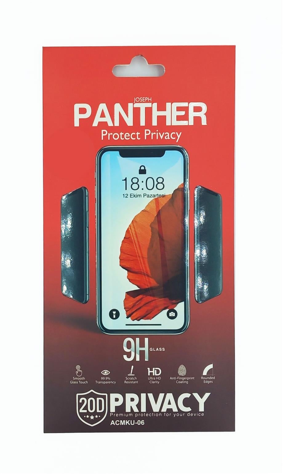 Samsung A20 Panther Privacy Ekran Koruyucu