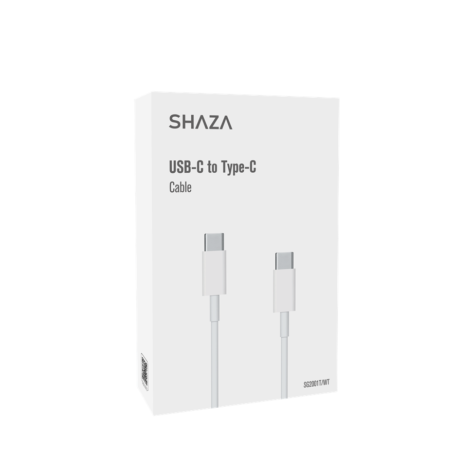 Shaza Orijinal Sarım Type-C To Type-C Şarj/ Veri Kablosu