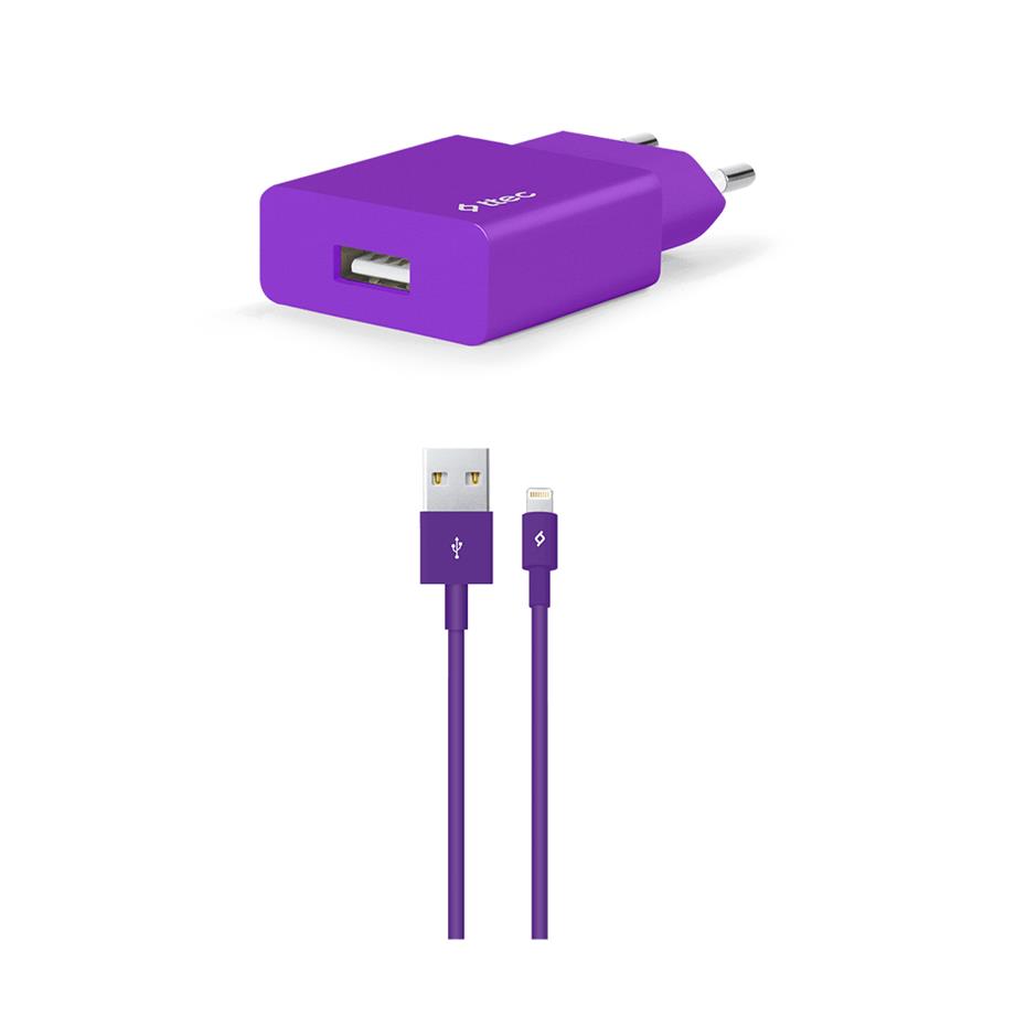 ttec SmartCharger 2.1A Seyahat Şarj Aleti + Lightning Kablo