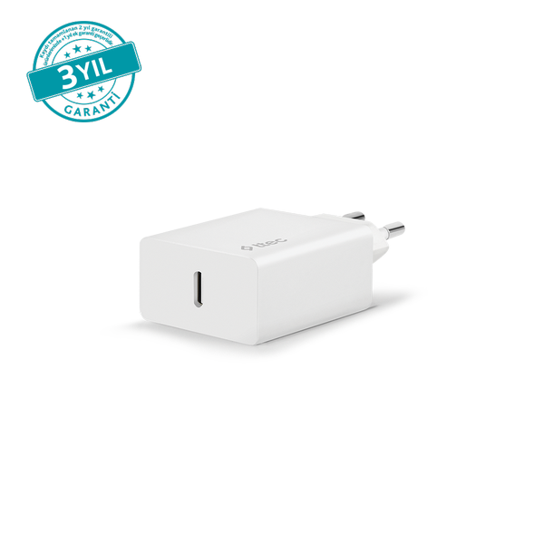 Ttec SmartCharger 20W PD USB-C Seyahat Hızlı Şarj Aleti Beyaz