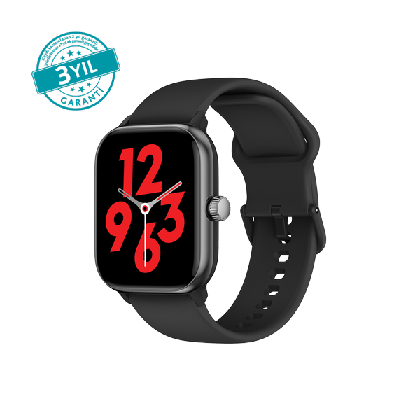 ttec Tempus Pro 45 mm AMOLED Ekranlı Dikdörtgen Kasa Akıllı Saat