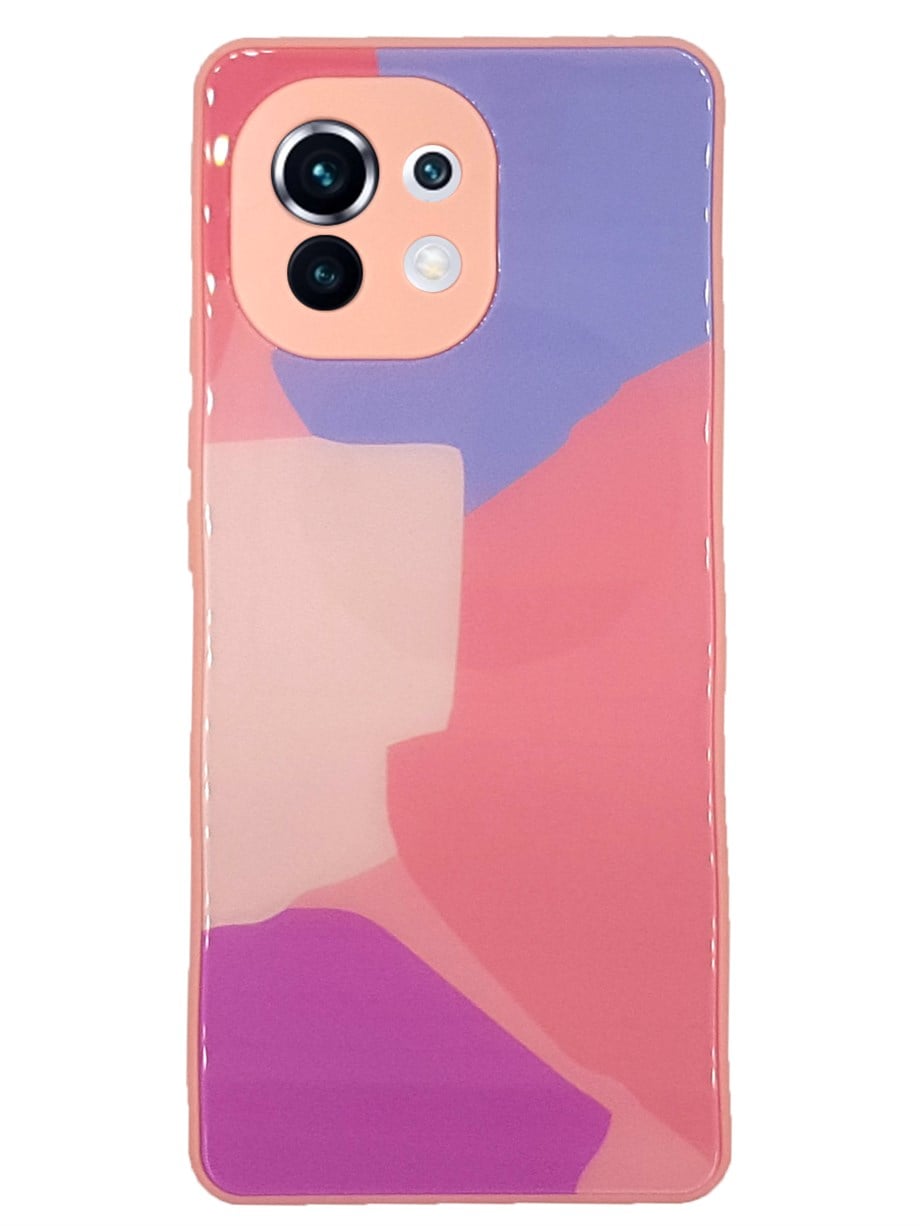 Xiaomi Mi 11 Camlı Renkli Kılıf