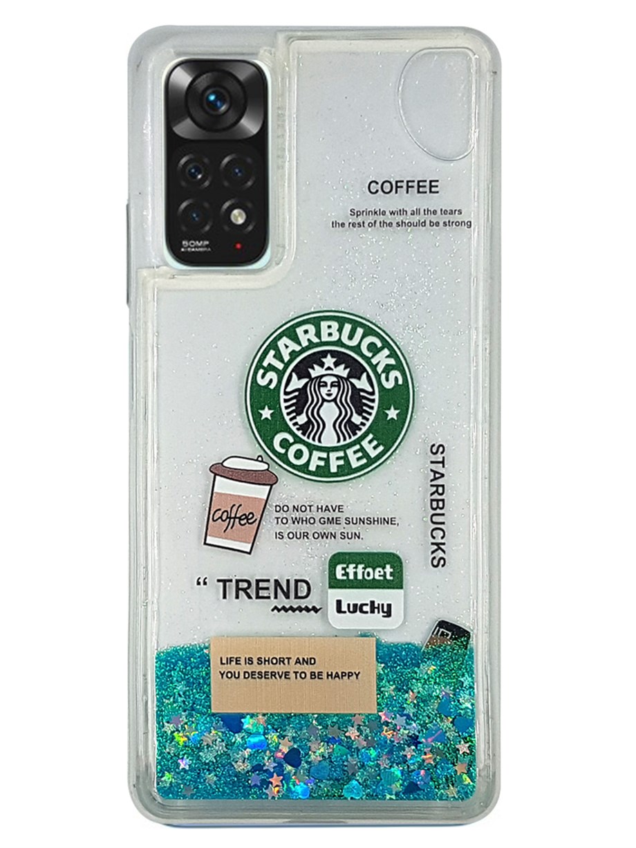 Xiaomi Redmi Note 11 4G Kılıf Starbuck Sulu Silikon