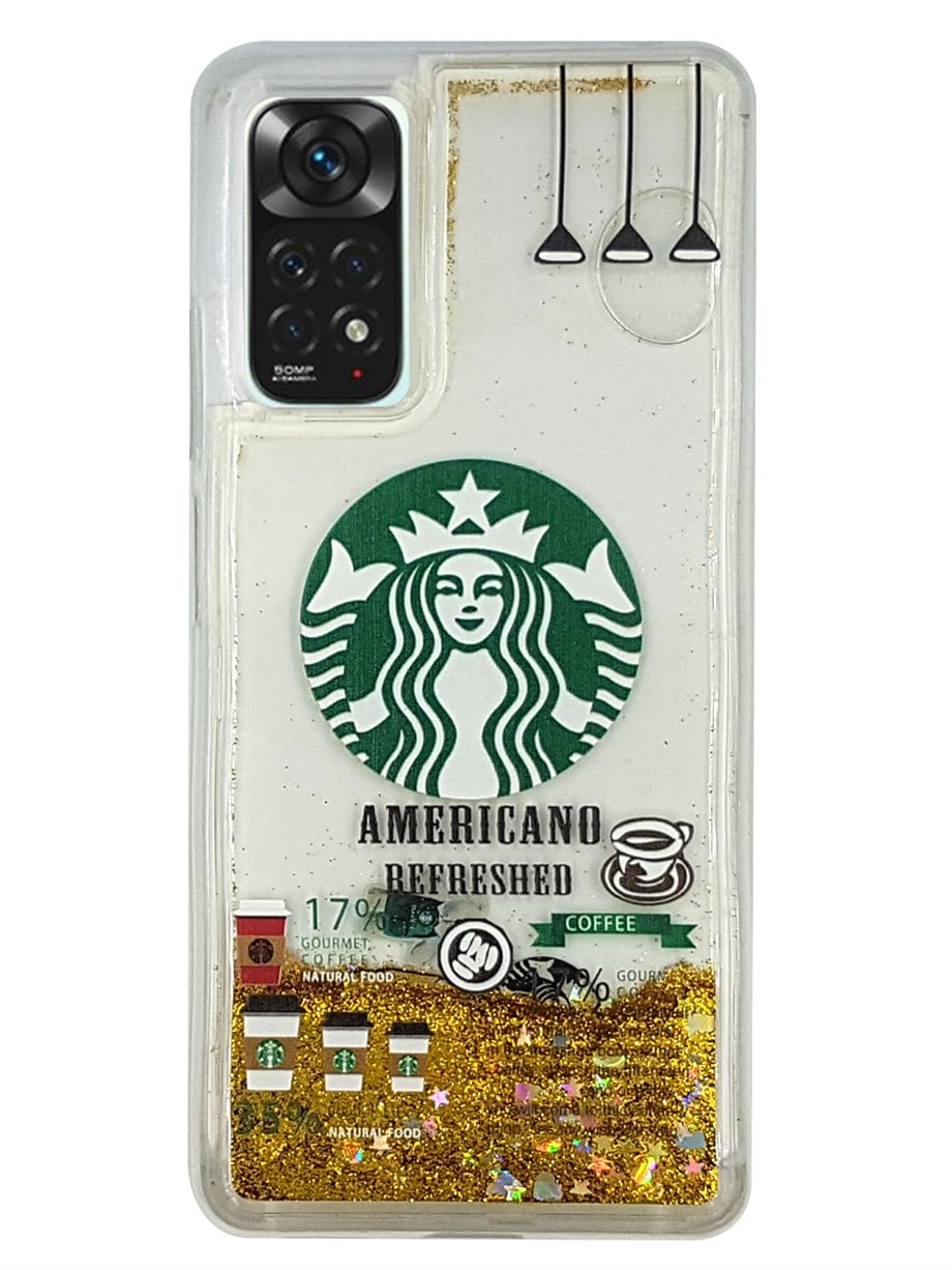 Xiaomi Redmi Note 11 4G Kılıf Starbuck Sulu Silikon