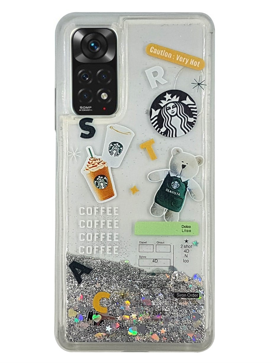 Xiaomi Redmi Note 11 4G Kılıf Starbuck Sulu Silikon