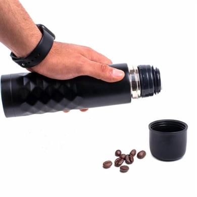 3559 Kılıflı Siyah Termos