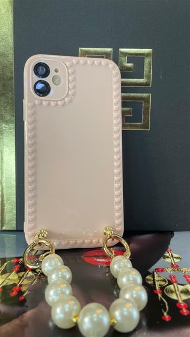 Apple 12 Pro Max Boncuk Bilezikli Kılıf