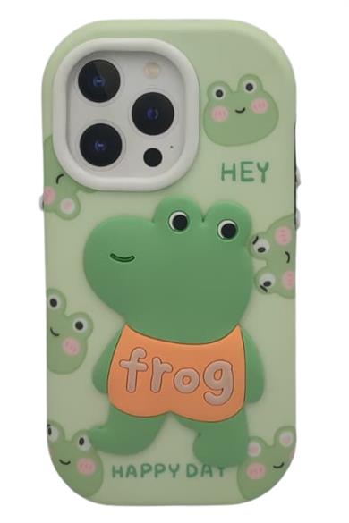 Apple 14 Pro 3D Kabartma  Kılıf