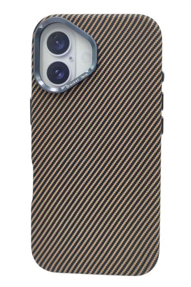 Fıber Leather iPhone 16 Kılıf