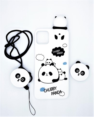 İphone 11 Pro Max Pop Soket ve İp Hediyeli Linda Kılıf