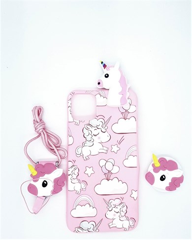 İphone 11 Pro Max Pop Soket ve İp Hediyeli Linda Kılıf