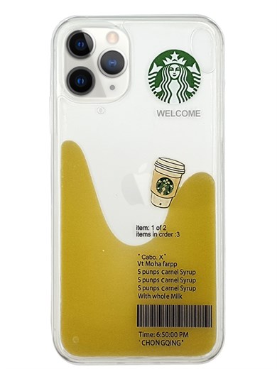 Iphone 11 Pro Max Sulu Starbucks Latteli Kılıf