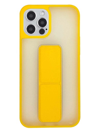 İphone 12 Pro Max Şefaf Stantlı Kılıf