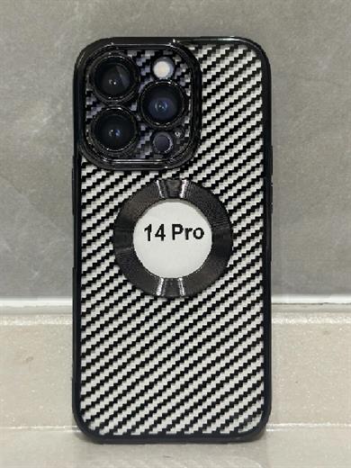 iPhone 14 Pro Carbon Clear Kılıf