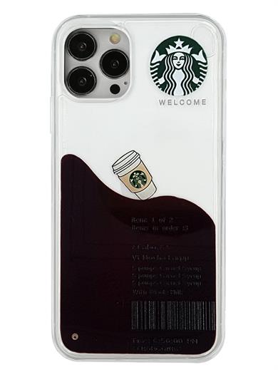 Iphone 14 Pro Sulu Starbucks Latteli Kılıf