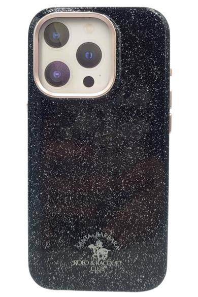 iPhone 15 Pro Aurora Simli Santa Barbara Clup Set Kılıf