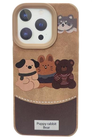 iPhone 15 Pro Ayıcıklı Kılıf