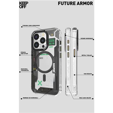 Iphone 15 Pro Max Keep Off Future Armor Magsafe Kapak