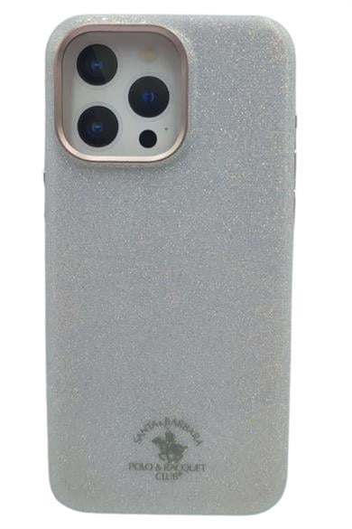 iPhone 15 Pro Max Aurora Simli Santa Barbara Clup Set Kılıf