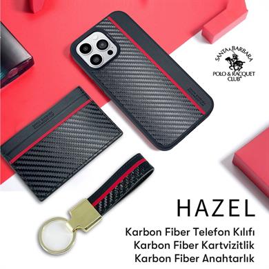 iPhone 15 Pro Max Santa Barbara Polo Hazel Karbon Set Kılıf